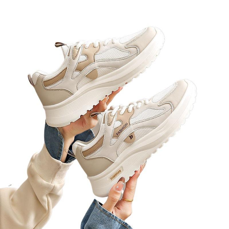 Sneakers Women's New Spring and Autumn Shock Absorption Running Lightweight Soft Sole Ultra-light Non-slip Dad Shoes