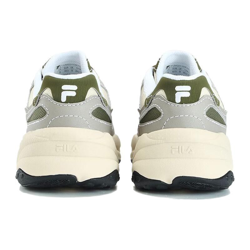 Fila Fusion Модные удобные универсальные дышащие низкие повседневные городские кроссовки для commuting и бега Мужские кроссовки Бежевые T12M331103FAS