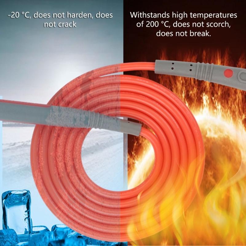 AntiSlip Multimeter Test Leads Probes With Soft Grip And 4 Interchangeable Steel Needle Tip For Versatilitys Use