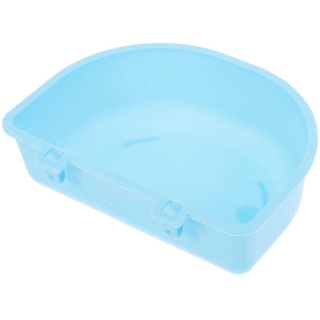 Hanging Plastic Pet Bowl Sturdy Cat Dog Cage Feeder Smooth Surface Food Water Container Hanging Pet Bowl Puppy Feeder