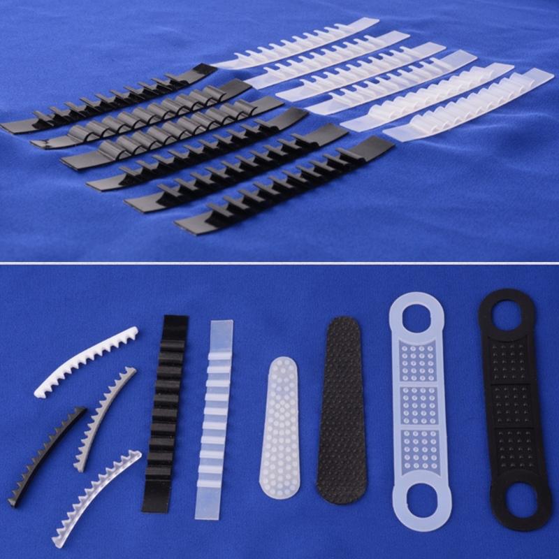 Набор из 100 гибких чехлов для хранения одежды. Уникальный чехол. Зажим для вешалки для одежды. Клейкие полоски для вешалки для одежды.