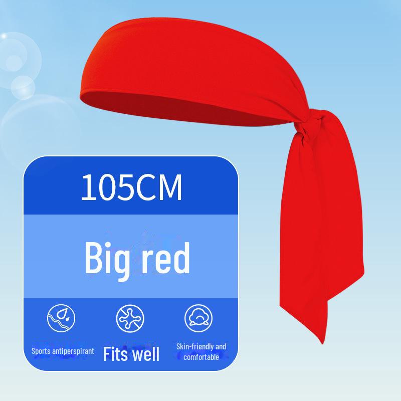 Летняя быстросохнущая теннисная повязка на голову Ice Silk и регулируемый пояс для защиты от пота для велоспорта и спорта