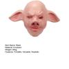 Halloween Horror Pig Head Mask Realistic Bad Face Mask Role-playing Scary Pig Head Costume Party Cosplay Props