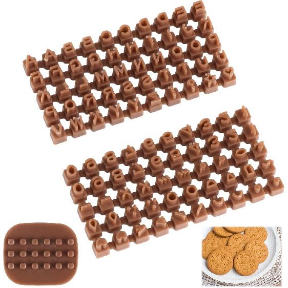 Polymer Clay Molds,Pottery Stamps for Clay Personalized,Number & Letter Stamps for Clay,Suitable for Baking Enthusiasts to Make Cake and Biscuit