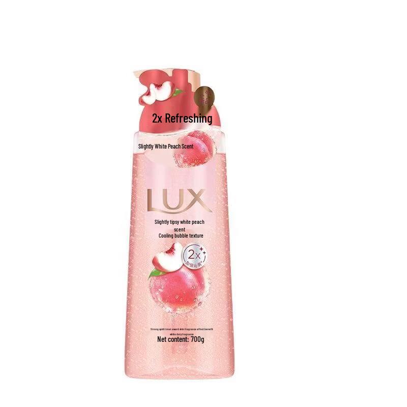 lux Гель для душа с пузырьками «Белый персик»