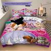 Princess Sofia'S Kingdom Print 3Pcs Bedding Setduvet Cover With 2 Bedropillowcase Home Birthday Gift