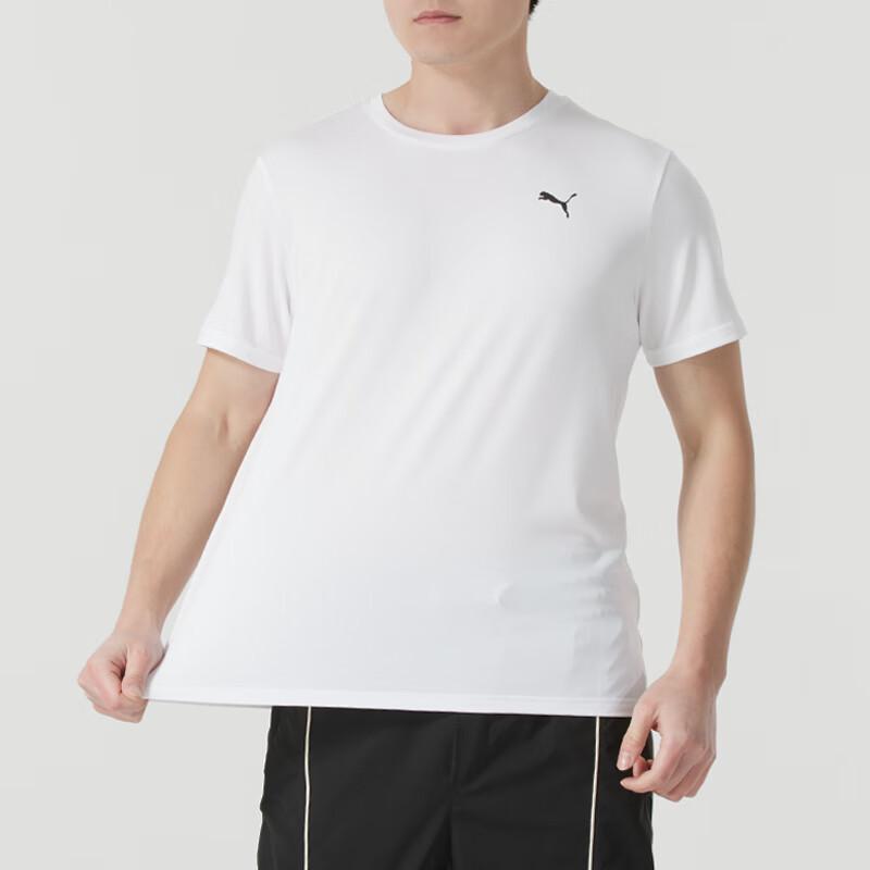 Puma Мужская повседневная спортивная футболка с коротким рукавом