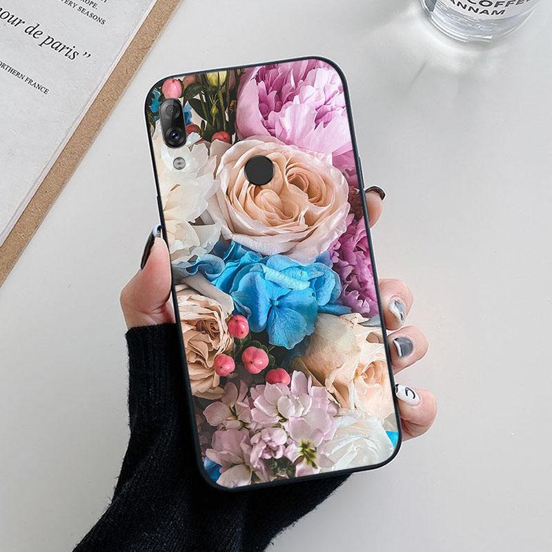 For Lenovo K5 Pro Case Flower Painted Silicone Cases For Lenovo S5 K520 / K5 Play / K5Pro L38041 Phone TPU Cover Fundas K5Play