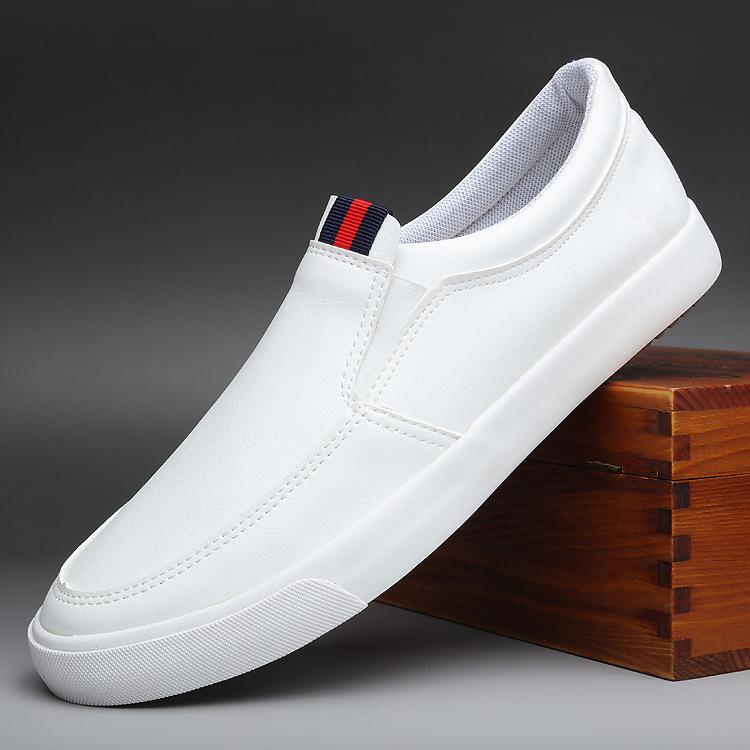 Новые весенние и осенние повседневные мужские туфли из искусственной кожи, трендовая корейская версия, ленивые туфли, нескользящие мокасины, мужские кроссовки Zapatos