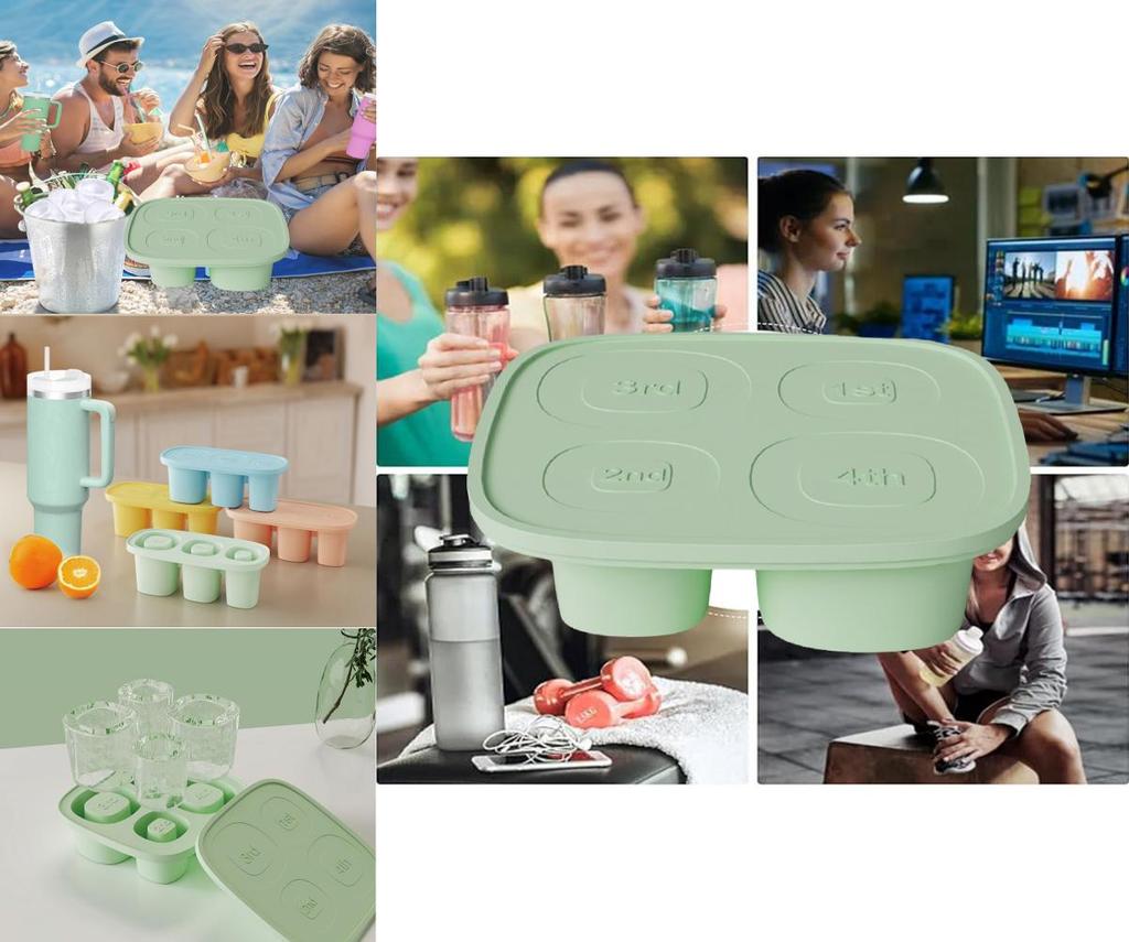 Durable Silicone Stanley Ice Tray With Easy Release Feature For Quick Freezing