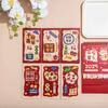 6Pcs/Set Cartoon Lucky Red Pocket Traditional New Year Money Packet Spring Festival