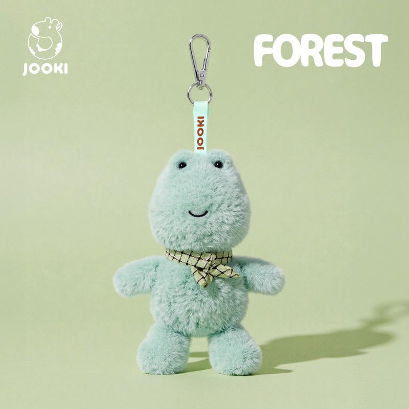 Kawaii Puppy Plush Toy Cartoon Horse Fox Dog Rabbit Frog Sheep Monkey Pig Stuffed Plush Keychain Bag Pendant Gift For Kids