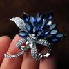 Fashion Bouquet Diamond Brooch Simple Luxury Women'S Clothing Accessories Brooch Pin Shawl Silk Scarf
