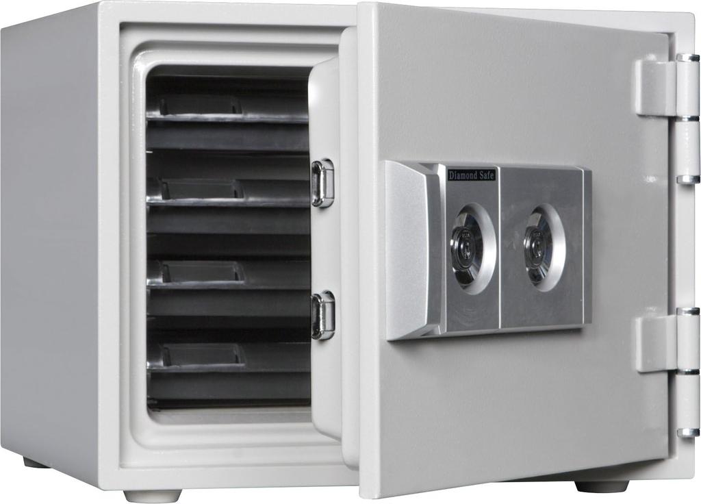 Огнестойкий сейф Diamond Safe с 2 ключевыми замками DW34-4