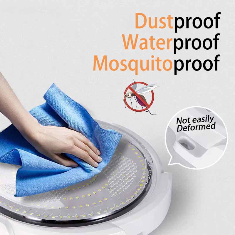 Светодиодный потолочный солнечный светильник IP67 водонепроницаемый и защищенный от насекомых для коридора, внутреннего потолочного освещения, 60 Вт, трехцветный солнечный светильник