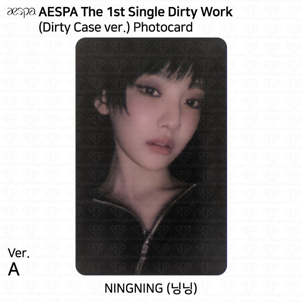 aespa 1-й сингл-альбом Dirty Work Dirty Worker / версии Code / Case. Официальная фотокарта