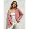 Women S Chenille Knit Cardigan Lazy Fit Long Sleeve Sweater Casual Outerwear
