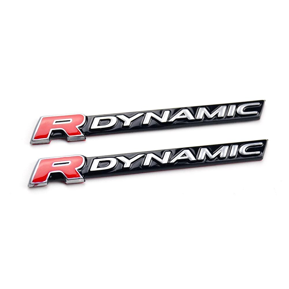 Эмблема R DYNAMIC для Range Rover VELAR Sport Edition, Стайлинг автомобиля, логотип на крыле, нижняя боковая дверь, черный, серебристый цвет, декоративная наклейка