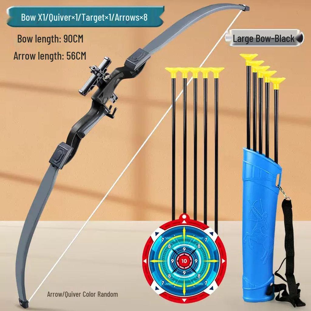 Children's Archery Set: Bow, Arrow with Suction Cups & Target – Ideal Birthday Gift for Kindergarten Kids