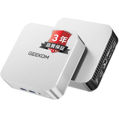 ПК GEEKOM A6 Mini AMD Ryzen 7 6800H 128 ГБ ОЗУ 6 ТБ SSD Мини-ПК с поддержкой четырех дисплеев USB4 для внешней видеокарты SD-карта Windows 11 WiFi Bluetooth Идеальный
