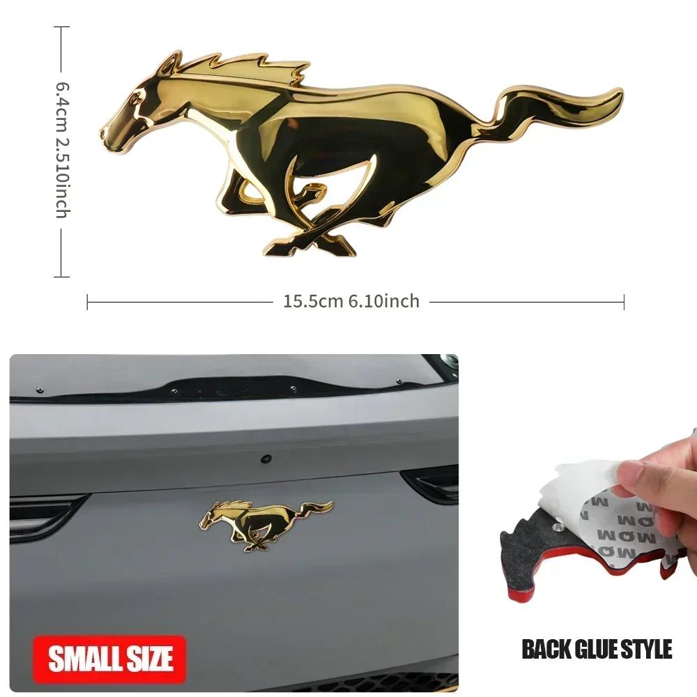 Car Sticker 2026 Ford 2025 Hot 3D Metal Styling Car Front Grill Badge Sticker Decal for Ford Focus Mustang 2 3 4 MK2 MK3 MK5 Fie