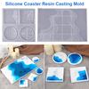 Силиконовая подставка для литья из смолы, эпоксидная форма для подноса для фруктов, форма для подноса «сделай сам», инструменты для рукоделия