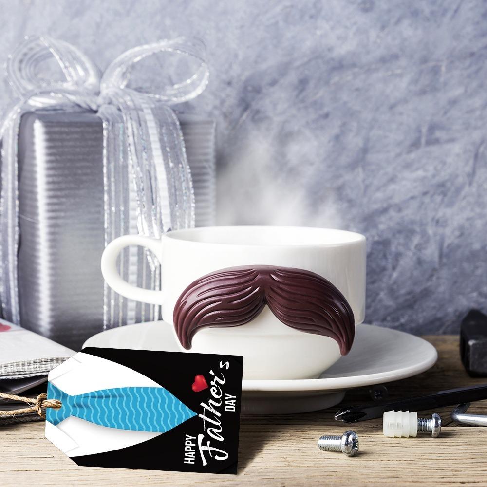 Colorful Neckties Hanging Label Paper Father's Day Ornament Father's Day Tie Tag  Party Favors