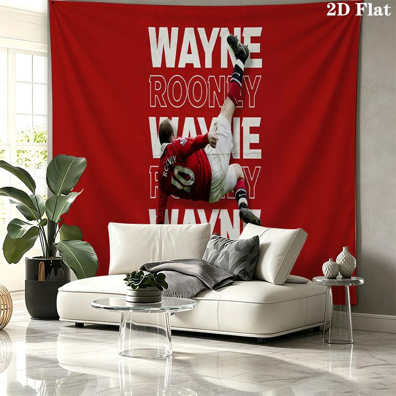 Rooney Wall tapestry, aesthetic printed fabric blanket, suitable for bedroom, living room, and home decor.