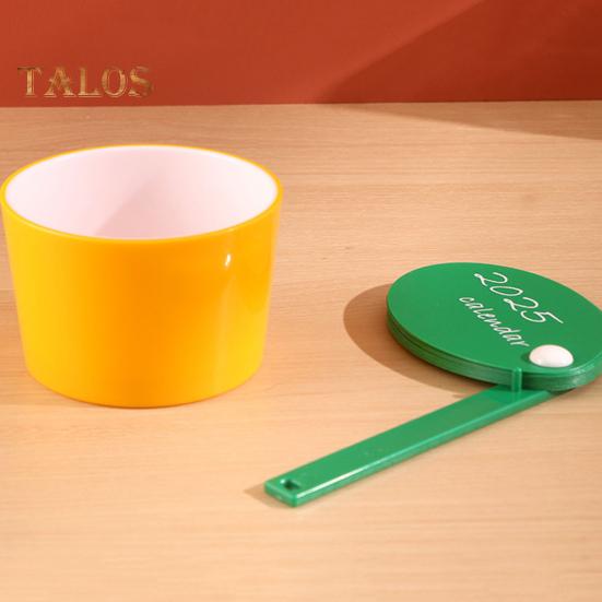 Настольный календарь-держатель для ручек на 2025 год, календарь с горшечными растениями, с основанием-держателем для ручек, настольное украшение для домашнего офиса