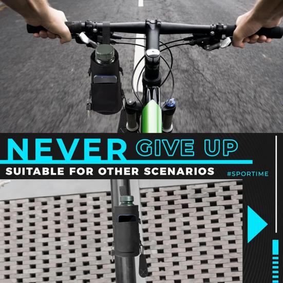 Магнитная сумка для воды для спортзала с карманами для телефона, плечевым ремнем, для фитнеса