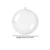 10Pcs Christmas Tree Decorations Decorative Xmas Balls Baubles Versatile Clear Decors Charm