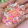 1000Pcs Ginkgo Leaf Acrylic Decorative Fashion Hollow Out 6.8*6.2mm Resin Sequins PVC Mini Sequins Multifuctional  Accessories