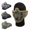 V1 Skull Half Face Steel Wire Mask – Outdoor Protection for Shooting
