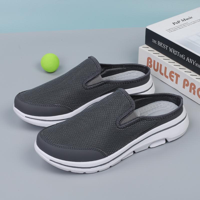 Men's Slippers Net Breathable EVA Ultra -light Convenience Home Slippers Women's Large Size Slippers