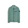 Metal Nylon Series Ss24 Solid Color Polo Collar Single Pocket Logo Long Sleeve Jacket Men Jackets Light-Green 801511219-V0052