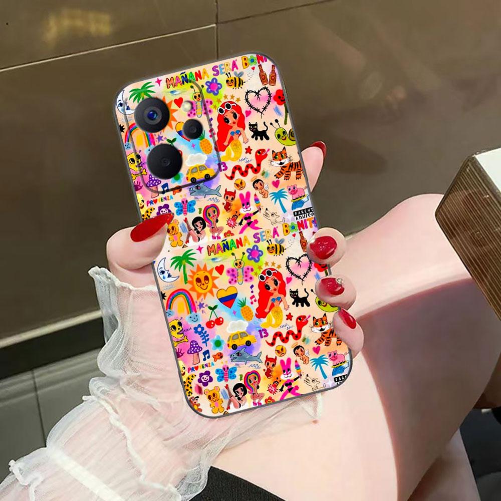 Чехол для телефона Sera B-Bonito Manana K-Karol G для Realme C75 C71 C65 C63 C55 C53 C35 C33 C30 C21 7 6 5 GT NEO 2 NARZO 50 X50