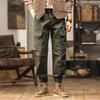 Комбинезоны мужские с завязками на щиколотках, свободные мужские брюки, модные, совершенно новые, спортивные и повседневные брюки, мужские брюки