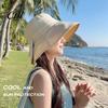 Women Sun Hat With Bow Summer Hat, Rear Bowknot Wide Brim Cycling 360 Face And Neck Protection Degree UV Fisherman for Outdoor Hiking Packable