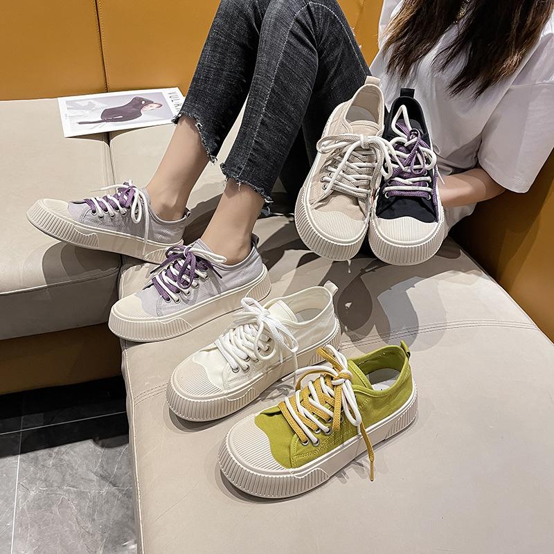 Холщовые туфли женские новые туфли для сноуборда обувь в стиле кампуса универсальные повседневные белые туфли простые модные женские туфли