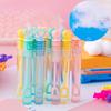 10Pcs 50ml Bubble Blowers Mini Hand-Held Long-lasting Entertainment Test Tube Bubble Wands Kindergarten Toys