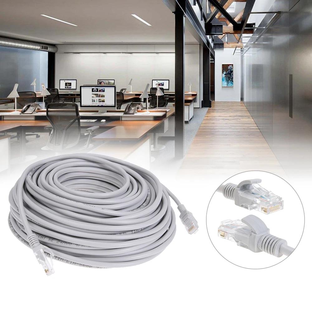 1/2/3/5/10/15/20M Ethernet-кабель Высокоскоростной RJ45 Интернет-кабель LAN Сетевой провод Интернет-шнур-лидер Роутер Компьютерный кабель