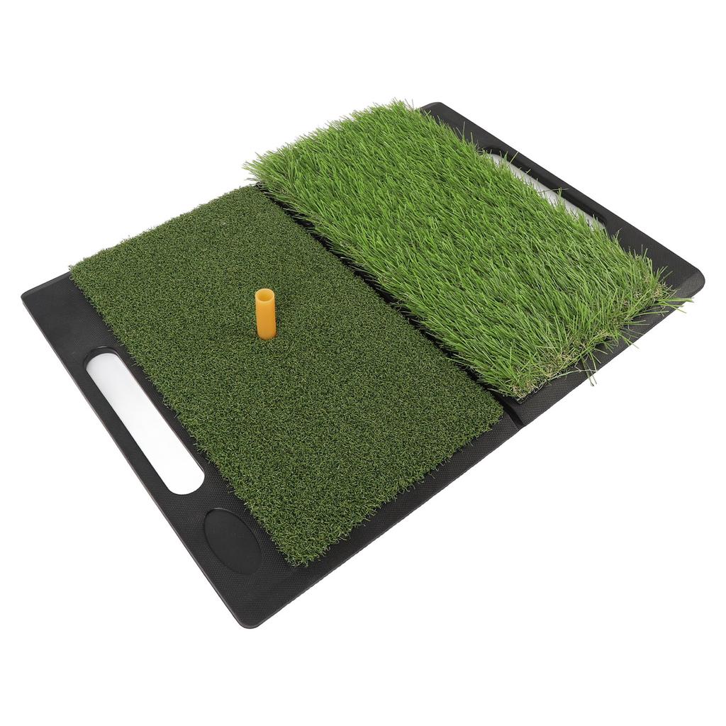 Спортивный тренировочный коврик 2 в 1 PP Turf портативный бункерный тренировочный коврик для помещений и улицы