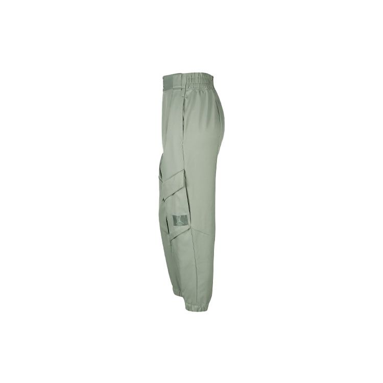 Jordan Женские брюки Essentials Utility, однотонные, дышащие, с манжетами, повседневные, серо-паровые CW6452-006