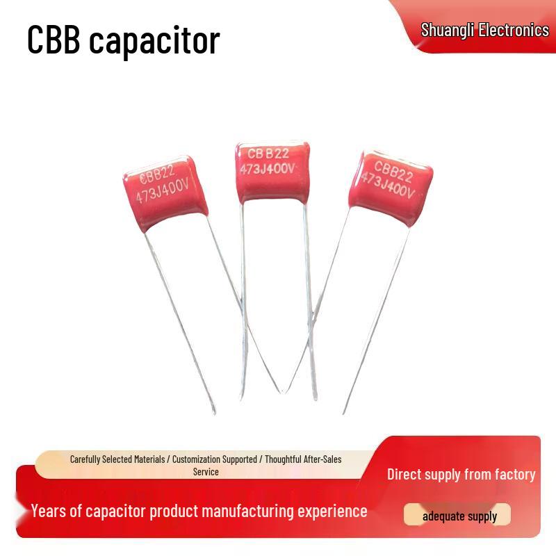 CBB 473J 0.047uF 400V Metallized Film Capacitor, 7.5mm Lead Spacing
