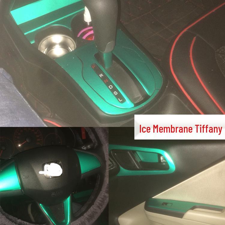 15-18 New City Greiz Center Console Carbon Fiber Gear Decoration Sticker