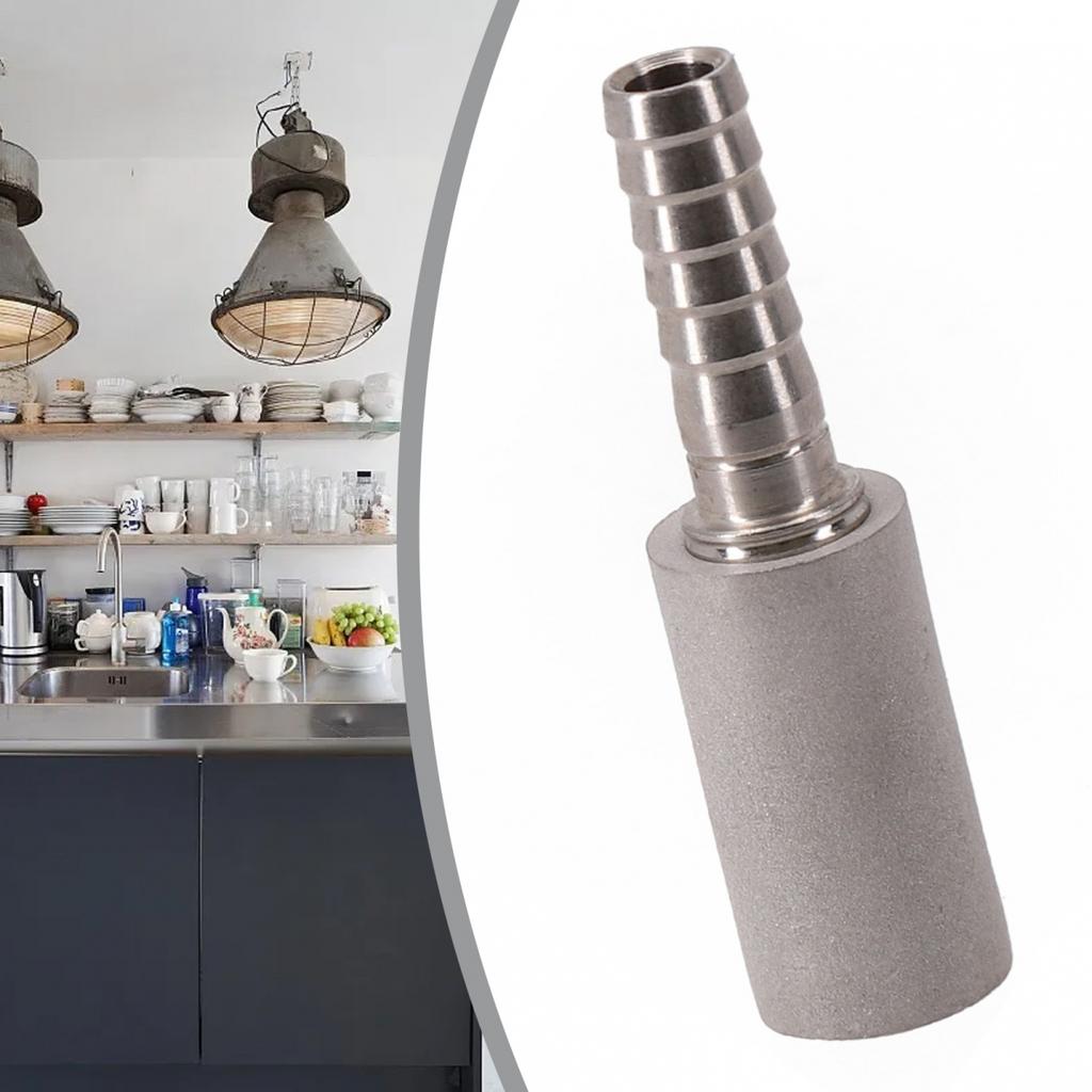 Beer Carbonation Diffusion Stone Pump Connection Aerator Stainless Steel