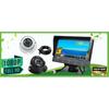 Truck Reverse Camera System with Sound, 7" AHD Monitor with Speaker Reversing 1080P Rear View Audio Camera Built-in Microphone