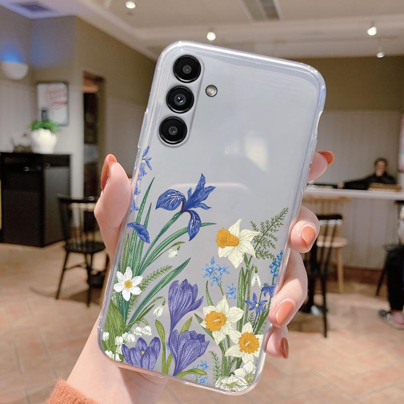 Чехол для Samsung A54 5G 6,4 дюйма Чехол-маска Мягкий силикон Прозрачный ТПУ Чехол для телефона Для Samsung Galaxy A14 A24 A34 A17 A37 A57 Fundas