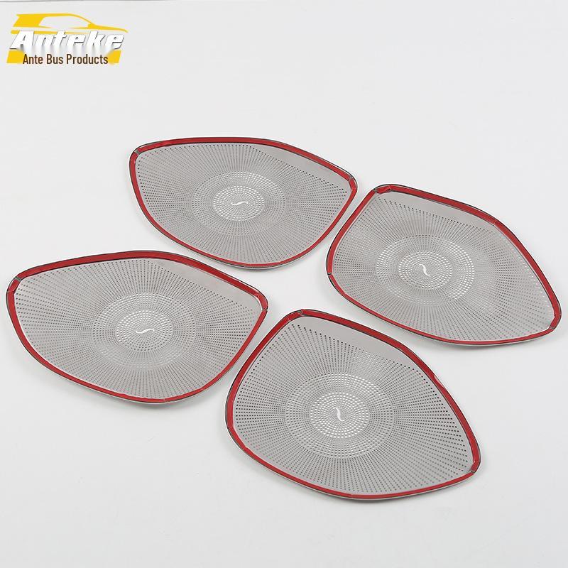 Verano Car Door Speaker Cover: Stainless Steel Decorative Stickers for 15 Models