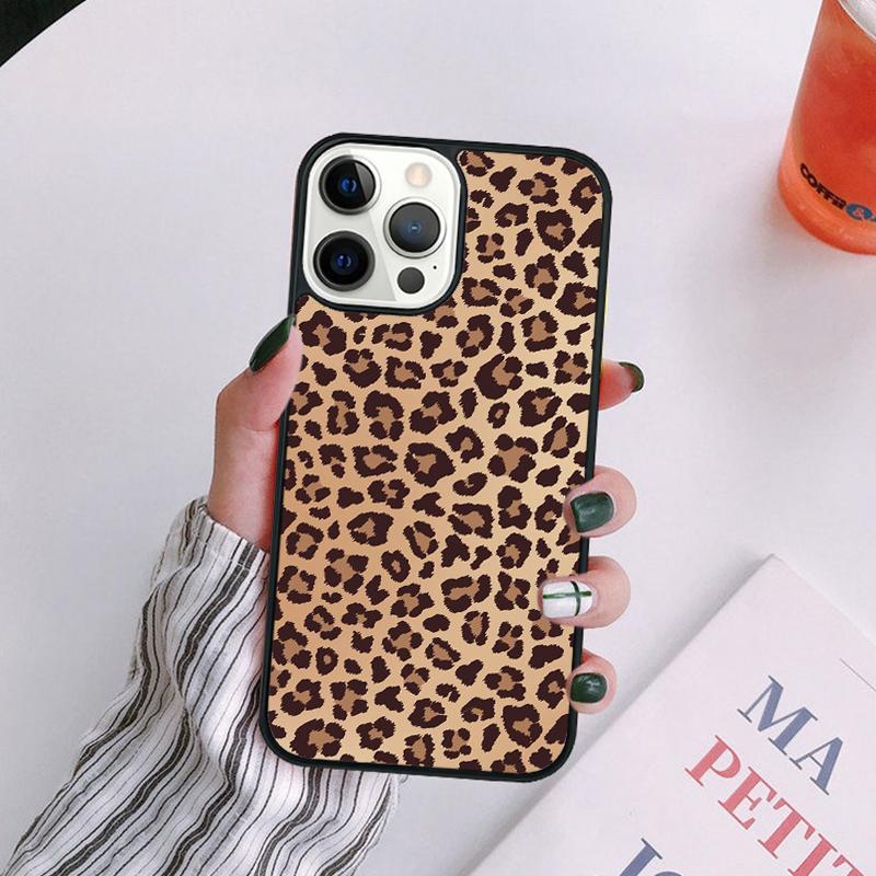 Модный Чехол для Телефона с Рисунком Тигра и Леопарда Для iPhone 17 Air 14 13 12 16Pro Max 15 Plus Max Чехол-Оболочка coque